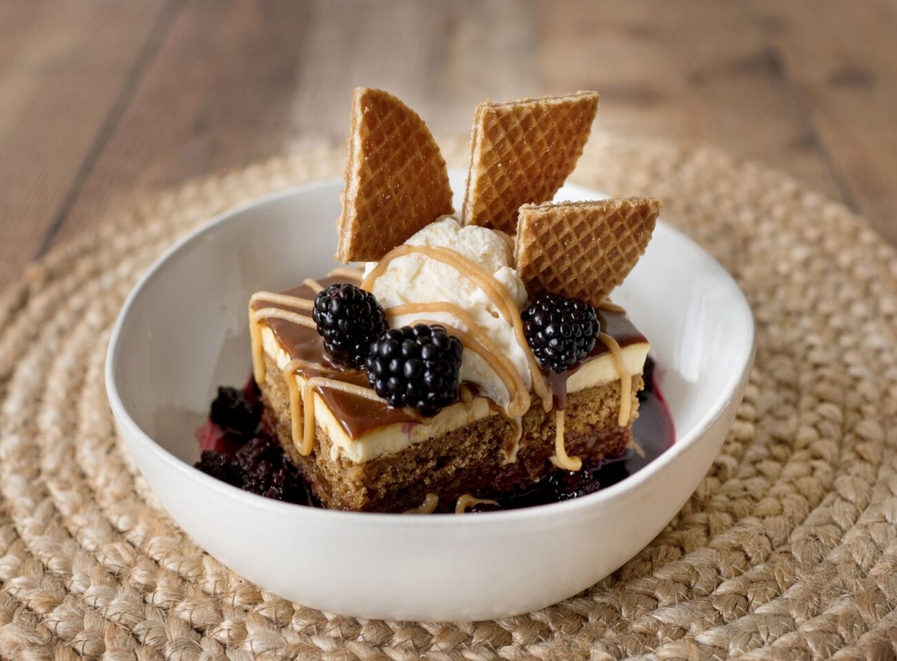 Sticky Toffee Pudding Flambé Cake